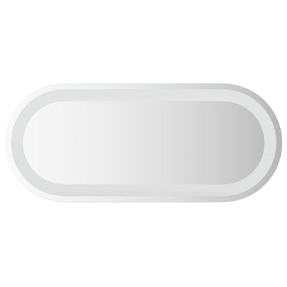LED Bathroom Mirror Transparent 70 x 30 cm Tempered Glass