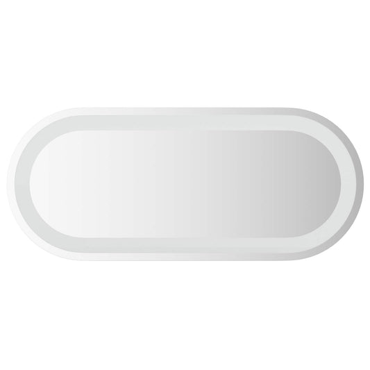 LED Bathroom Mirror Transparent 70 x 30 cm Tempered Glass