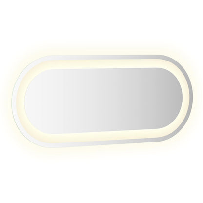 LED Bathroom Mirror Transparent 70 x 30 cm Tempered Glass