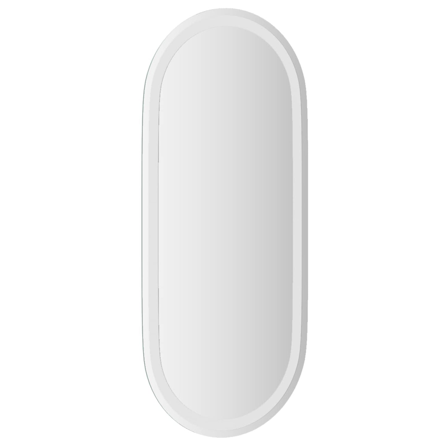 LED Bathroom Mirror Transparent 80 x 35 cm Tempered Glass