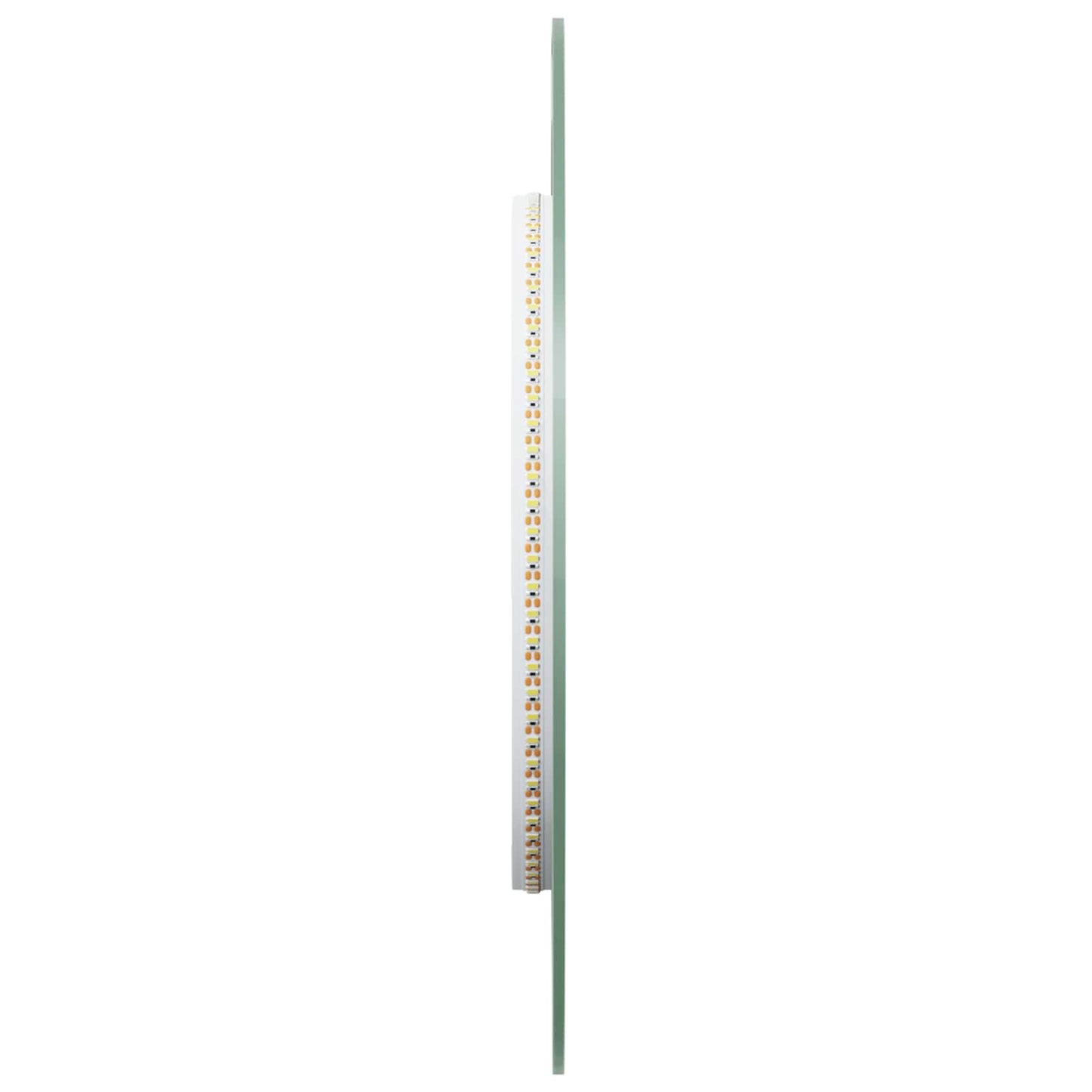 LED Bathroom Mirror Transparent 80 x 35 cm Tempered Glass