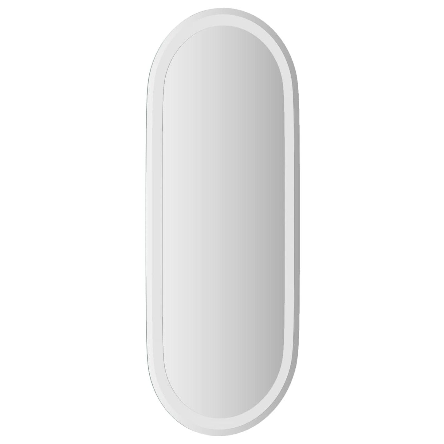 LED Bathroom Mirror Transparent 90 x 40 cm Tempered Glass