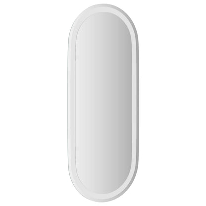 LED Bathroom Mirror Transparent 90 x 40 cm Tempered Glass
