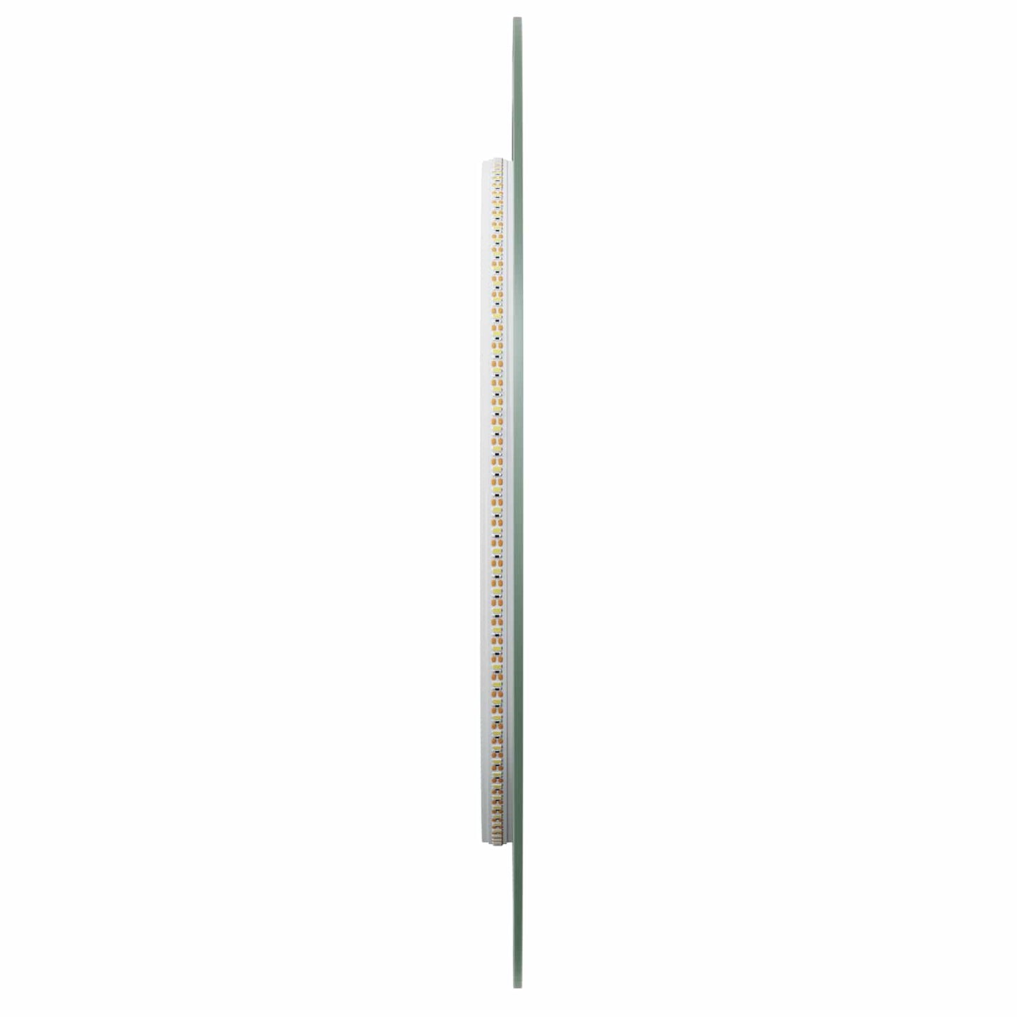 LED Bathroom Mirror Transparent 100 x 45 cm Tempered Glass