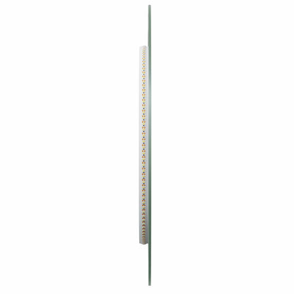 LED Bathroom Mirror Transparent 100 x 45 cm Tempered Glass