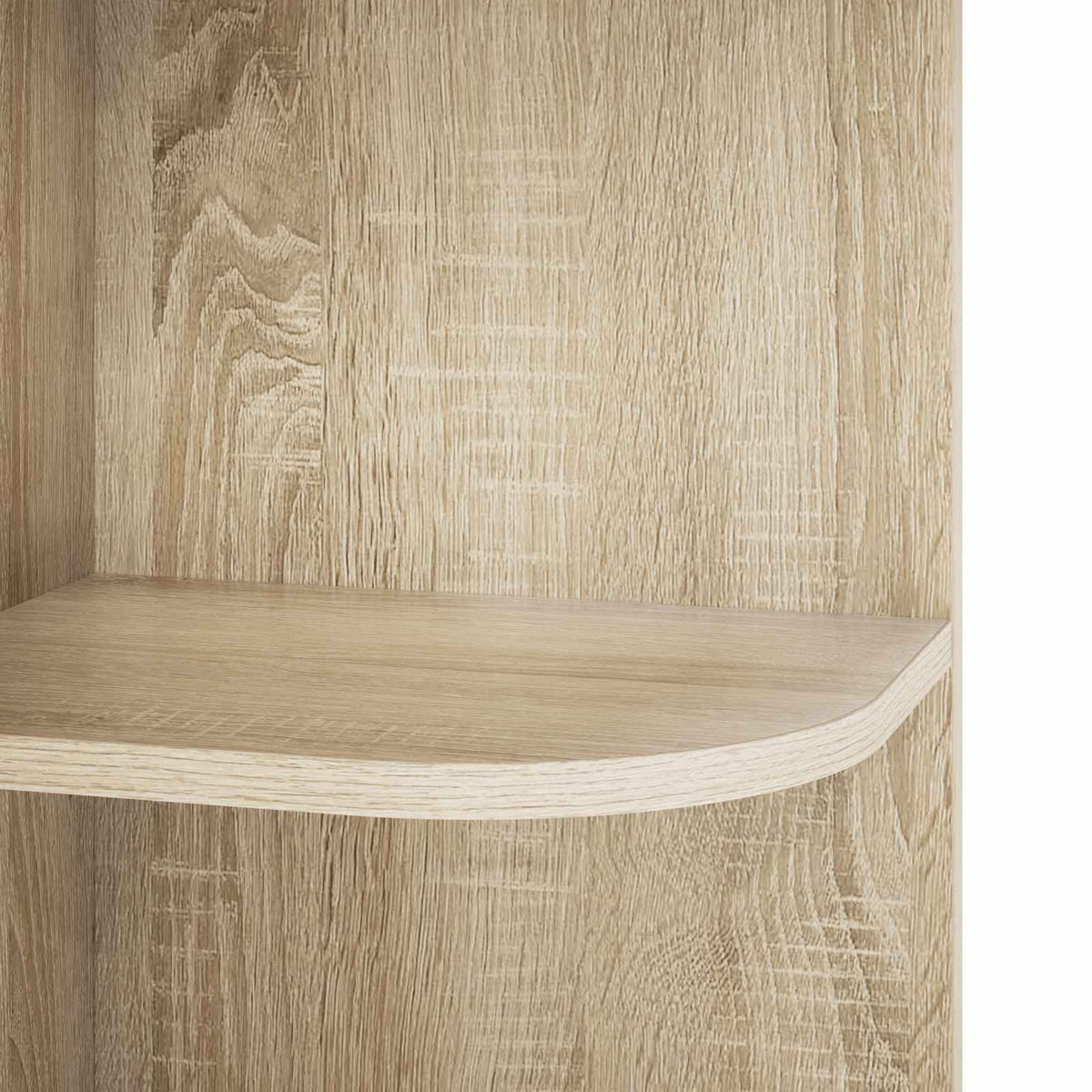 Corner Shelf 5-Tier 41.5 x 41.5 x 178 cm Engineered Wood