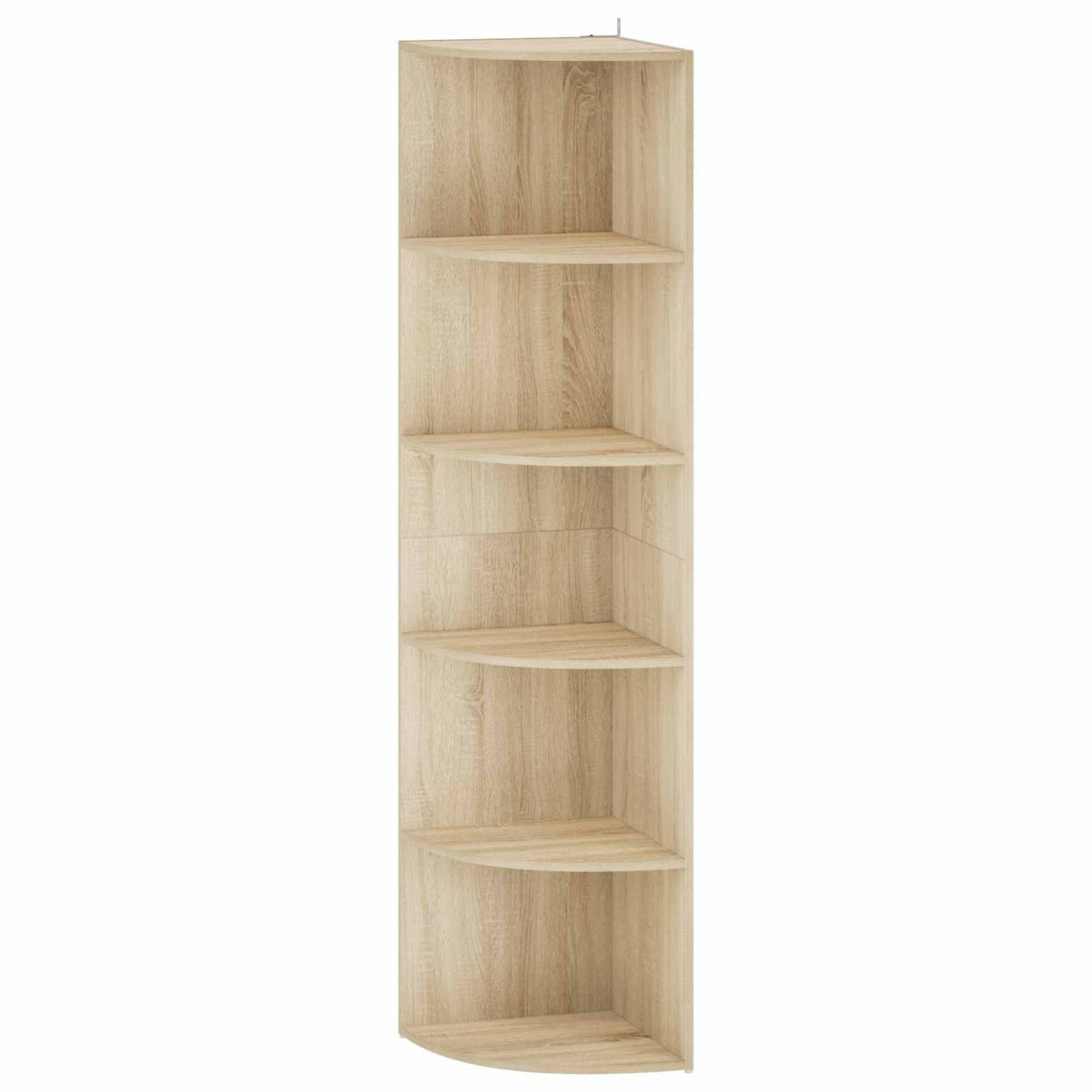 Corner Shelf 5-Tier 41.5 x 41.5 x 178 cm Engineered Wood