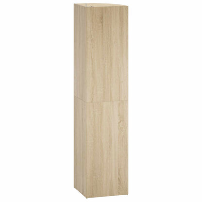 Corner Shelf 5-Tier 41.5 x 41.5 x 178 cm Engineered Wood