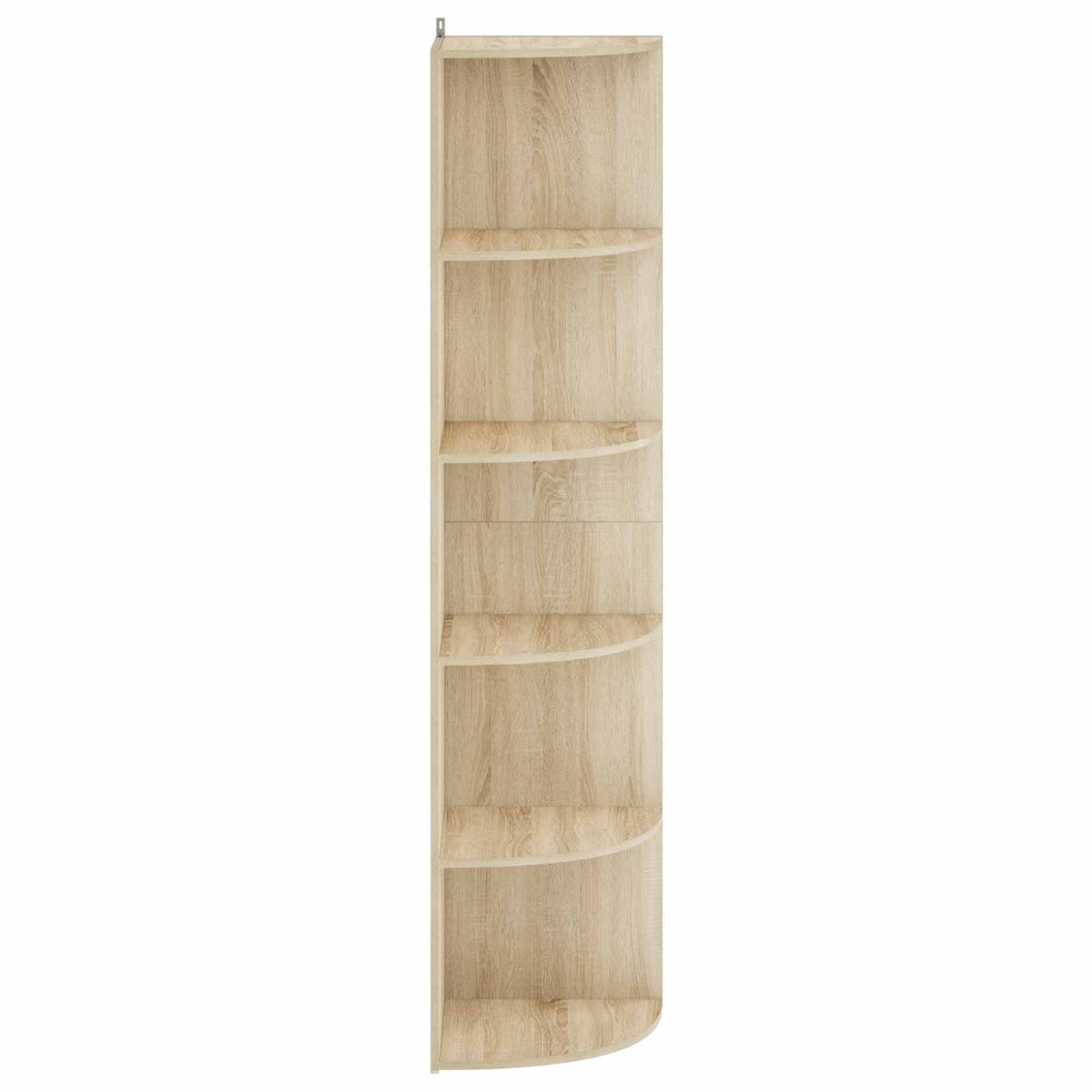 Corner Shelf 5-Tier 41.5 x 41.5 x 178 cm Engineered Wood