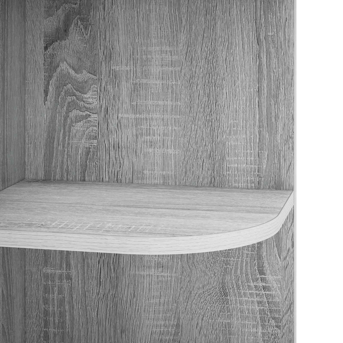 Corner Shelf 5-Tier 41.5 x 41.5 x 178 cm Engineered Wood