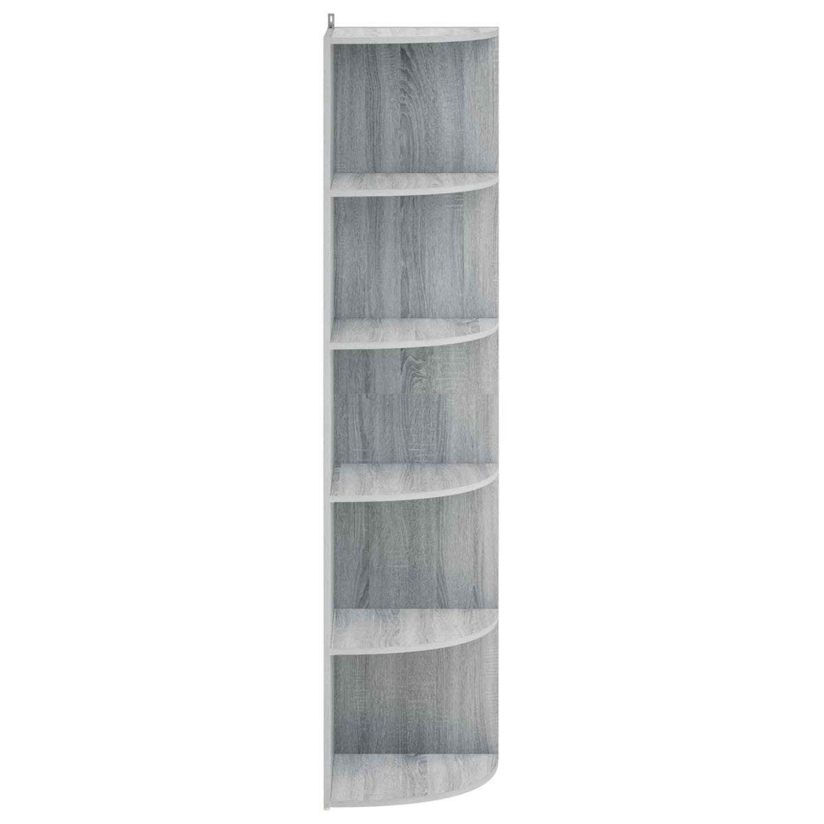 Corner Shelf 5-Tier 41.5 x 41.5 x 178 cm Engineered Wood
