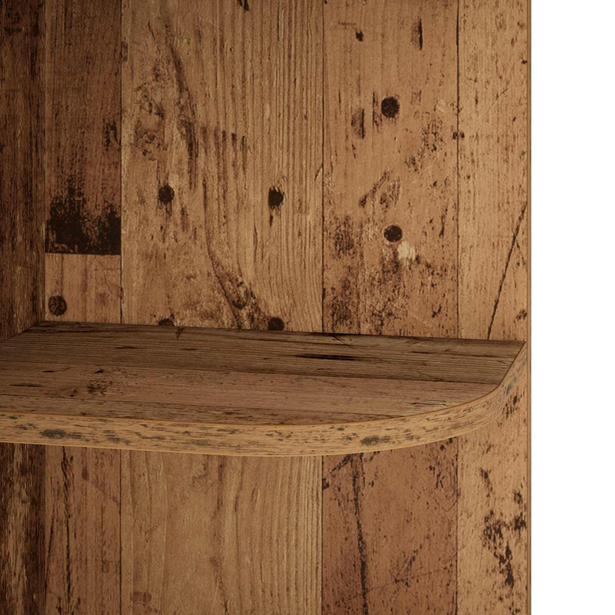 Corner Shelf 5-Tier 41.5 x 41.5 x 178 cm Engineered Wood