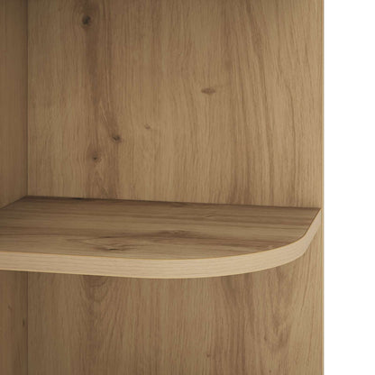 Corner Shelf 5-Tier 41.5 x 41.5 x 178 cm Engineered Wood