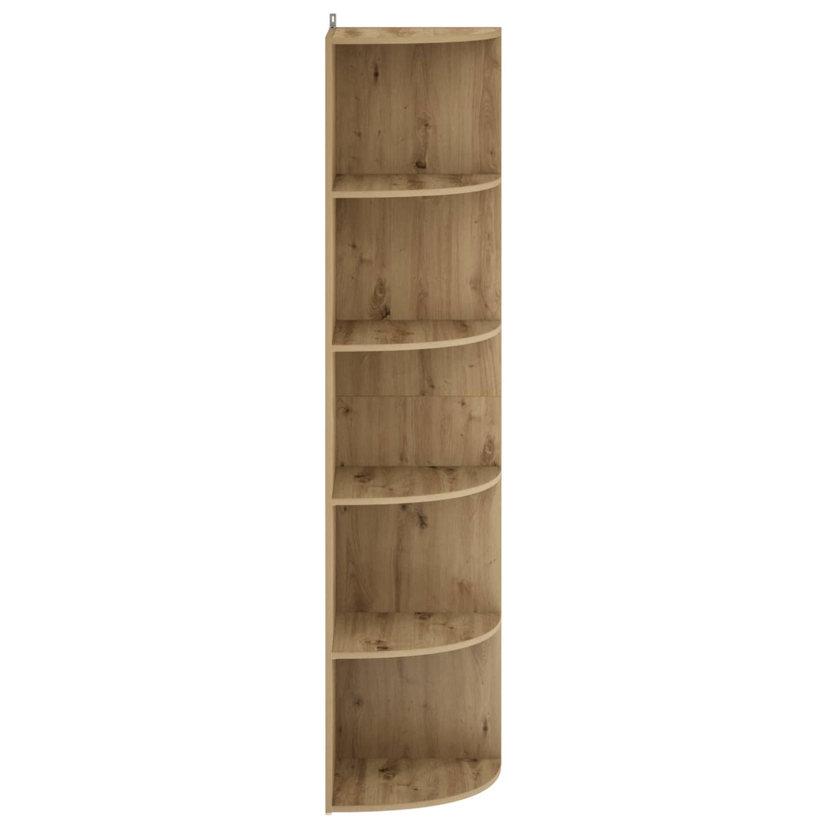 Corner Shelf 5-Tier 41.5 x 41.5 x 178 cm Engineered Wood