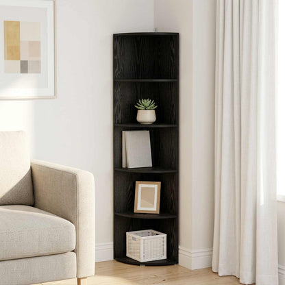 Corner Shelf 4-Tier 41.5 x 41.5 x 143 cm Engineered Wood