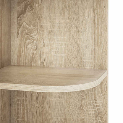 Corner Shelf 4-Tier 41.5 x 41.5 x 143 cm Engineered Wood