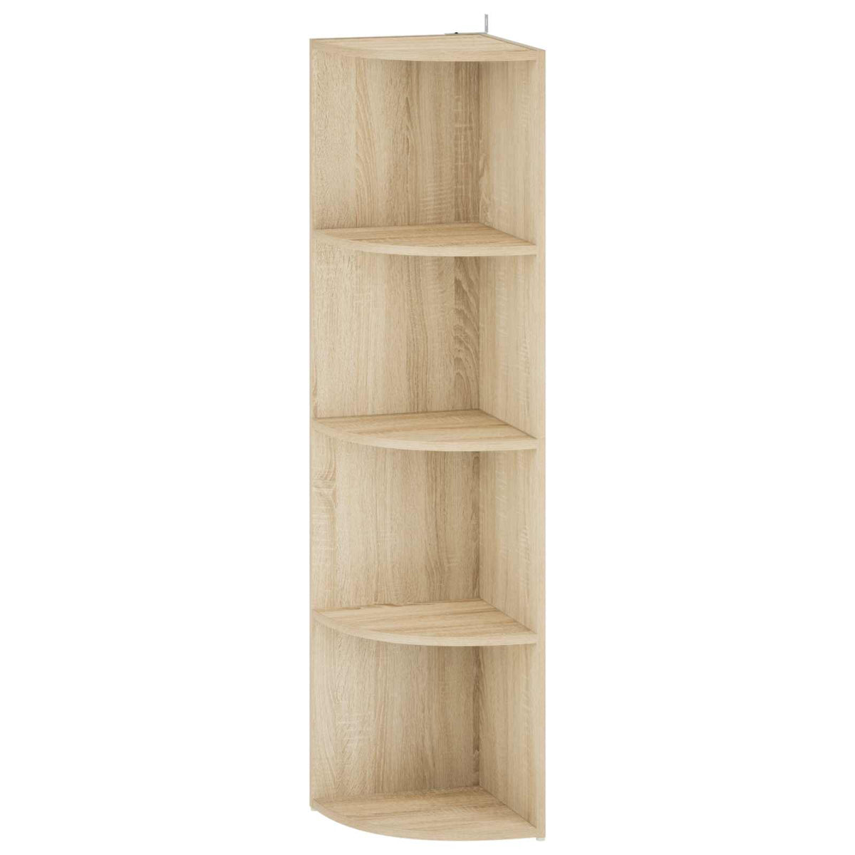 Corner Shelf 4-Tier 41.5 x 41.5 x 143 cm Engineered Wood