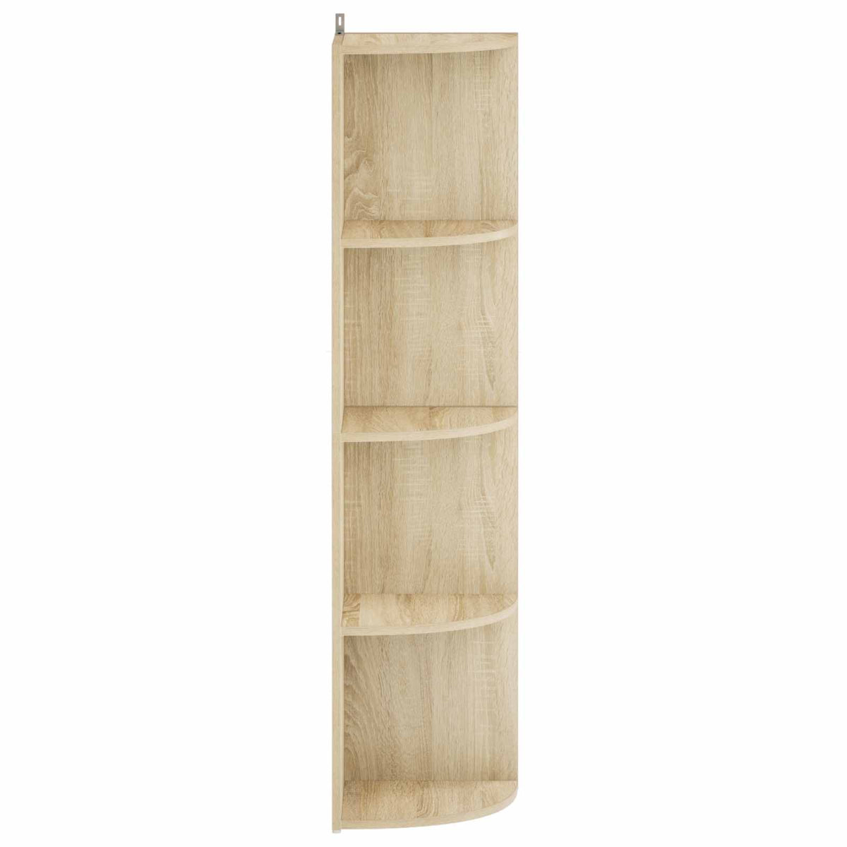Corner Shelf 4-Tier 41.5 x 41.5 x 143 cm Engineered Wood