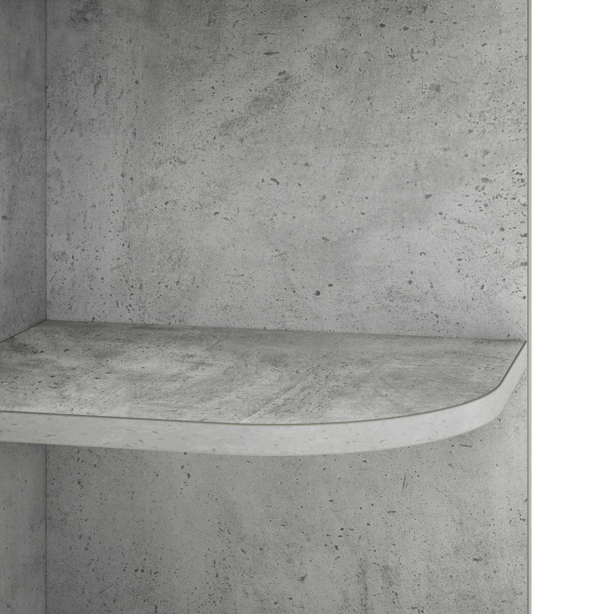 Corner Shelf 4-Tier 41.5 x 41.5 x 143 cm Engineered Wood