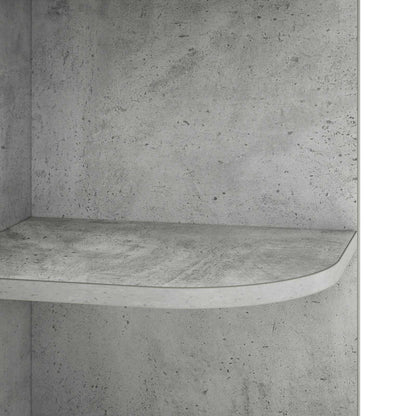 Corner Shelf 4-Tier 41.5 x 41.5 x 143 cm Engineered Wood