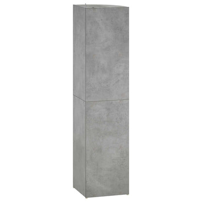 Corner Shelf 4-Tier 41.5 x 41.5 x 143 cm Engineered Wood