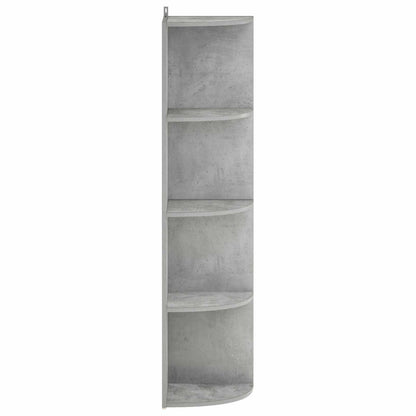 Corner Shelf 4-Tier 41.5 x 41.5 x 143 cm Engineered Wood