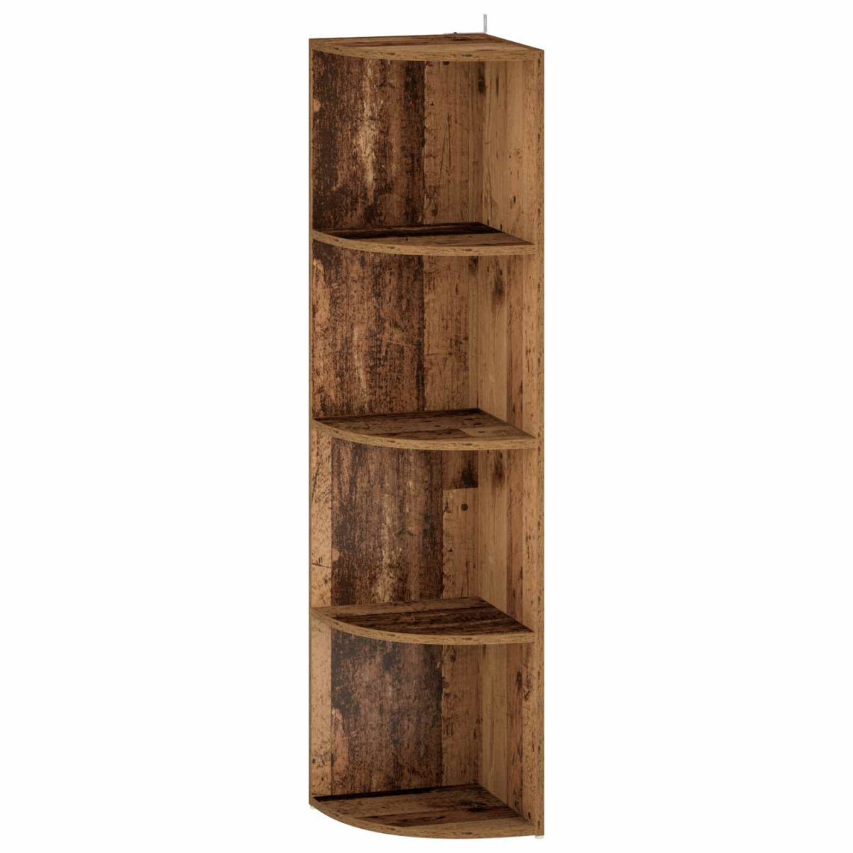 Corner Shelf 4-Tier 41.5 x 41.5 x 143 cm Engineered Wood