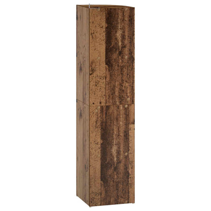 Corner Shelf 4-Tier 41.5 x 41.5 x 143 cm Engineered Wood