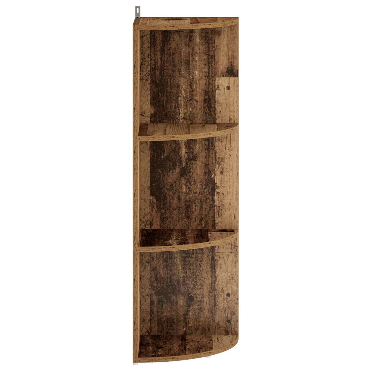 Corner Shelf 3-Tier 41.5 x 41.5 x 107.5 cm Engineered Wood