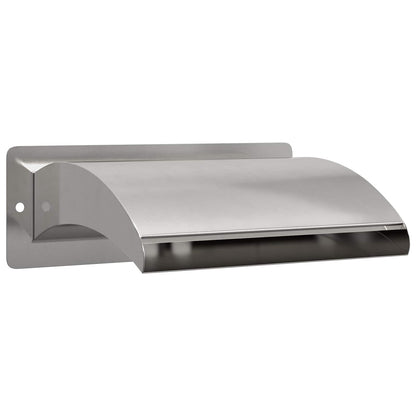 Pool Waterfall with LED Stainless Steel 304 30 x 9 x 26 cm