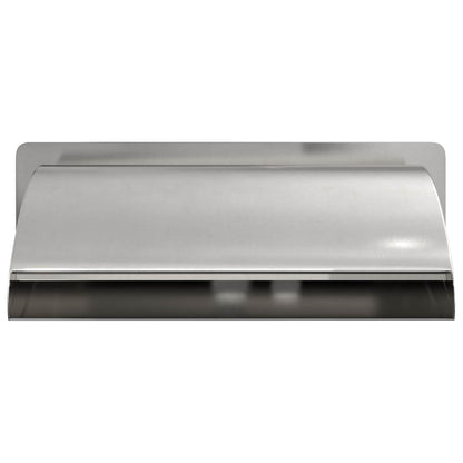 Pool Waterfall with LED Stainless Steel 304 30 x 9 x 26 cm