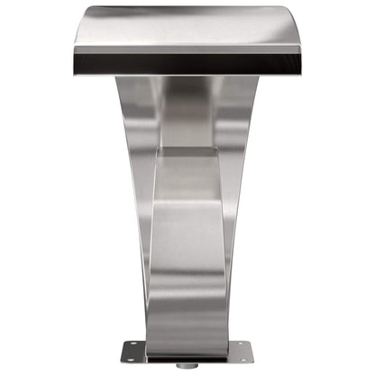 Pool Waterfall with LED Stainless Steel 304 50 x 30 x 53 cm