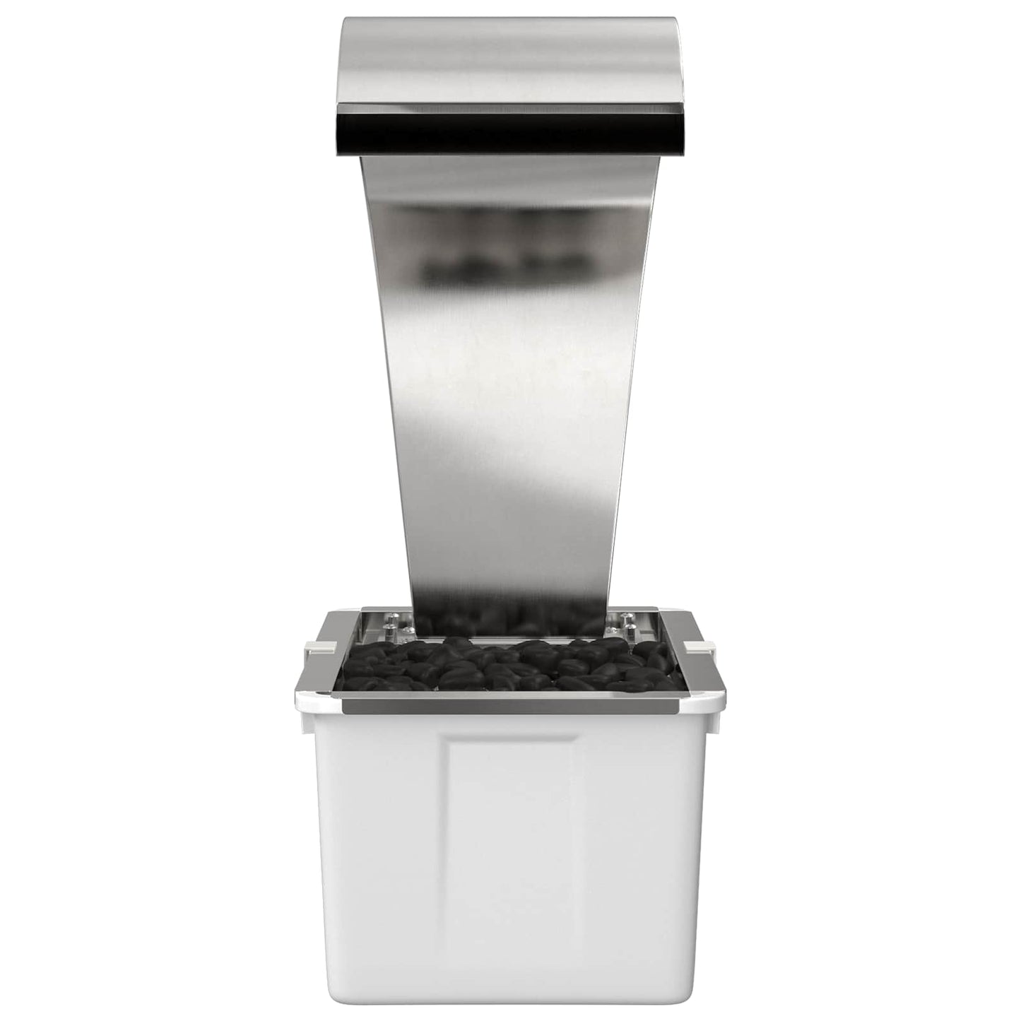 Garden Waterfall Stainless Steel 304 54.5 x 34 x 83 cm Silver