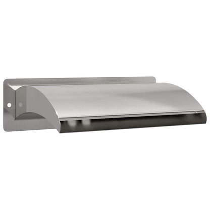Pool Waterfall with LED Stainless Steel 304 51 x 26 x 13 cm