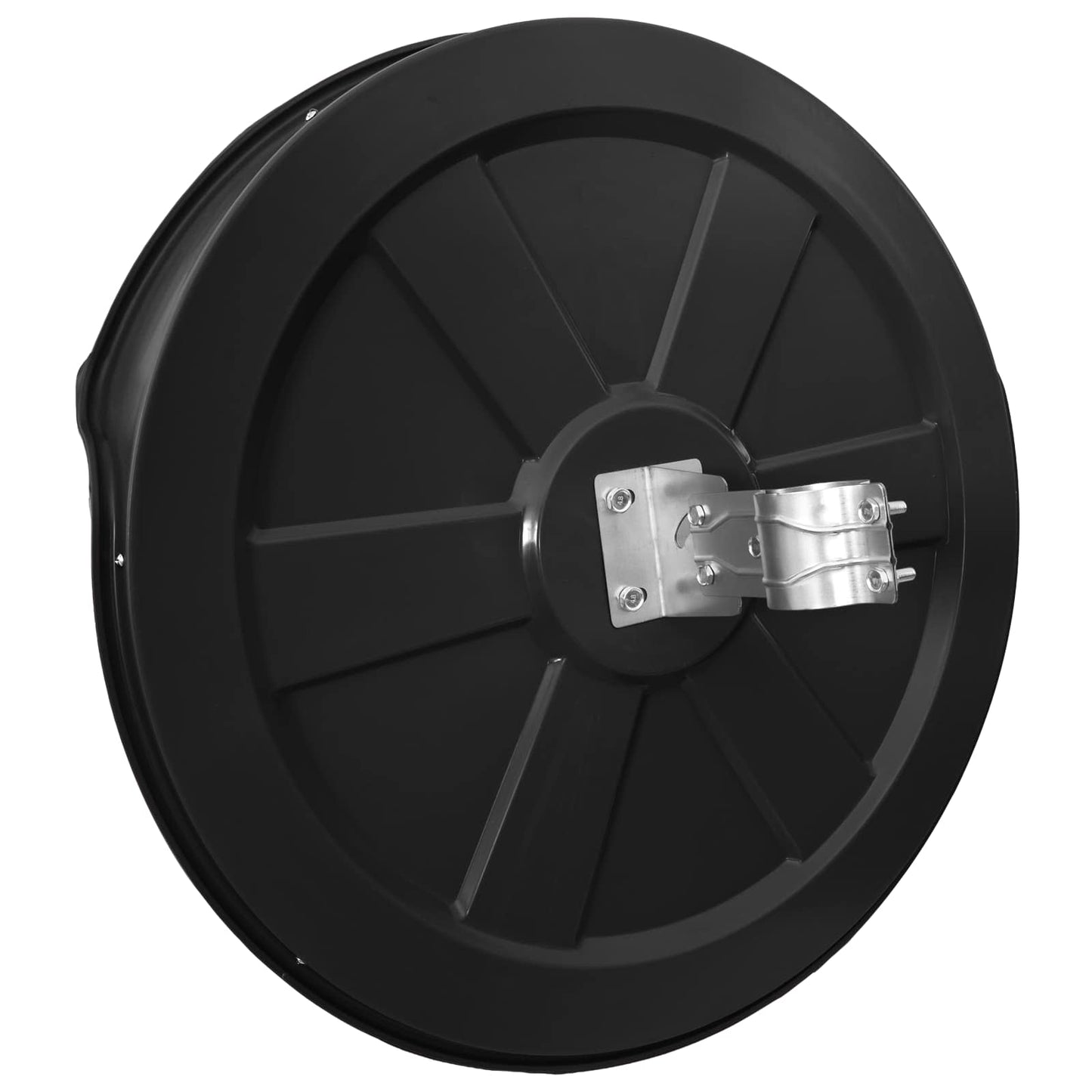 Outdoor Convex Traffic Mirror Black Ø75 cm Polycarbonate