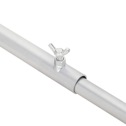 Tarpaulin Bracket for Trailers Silver 136-218 cm