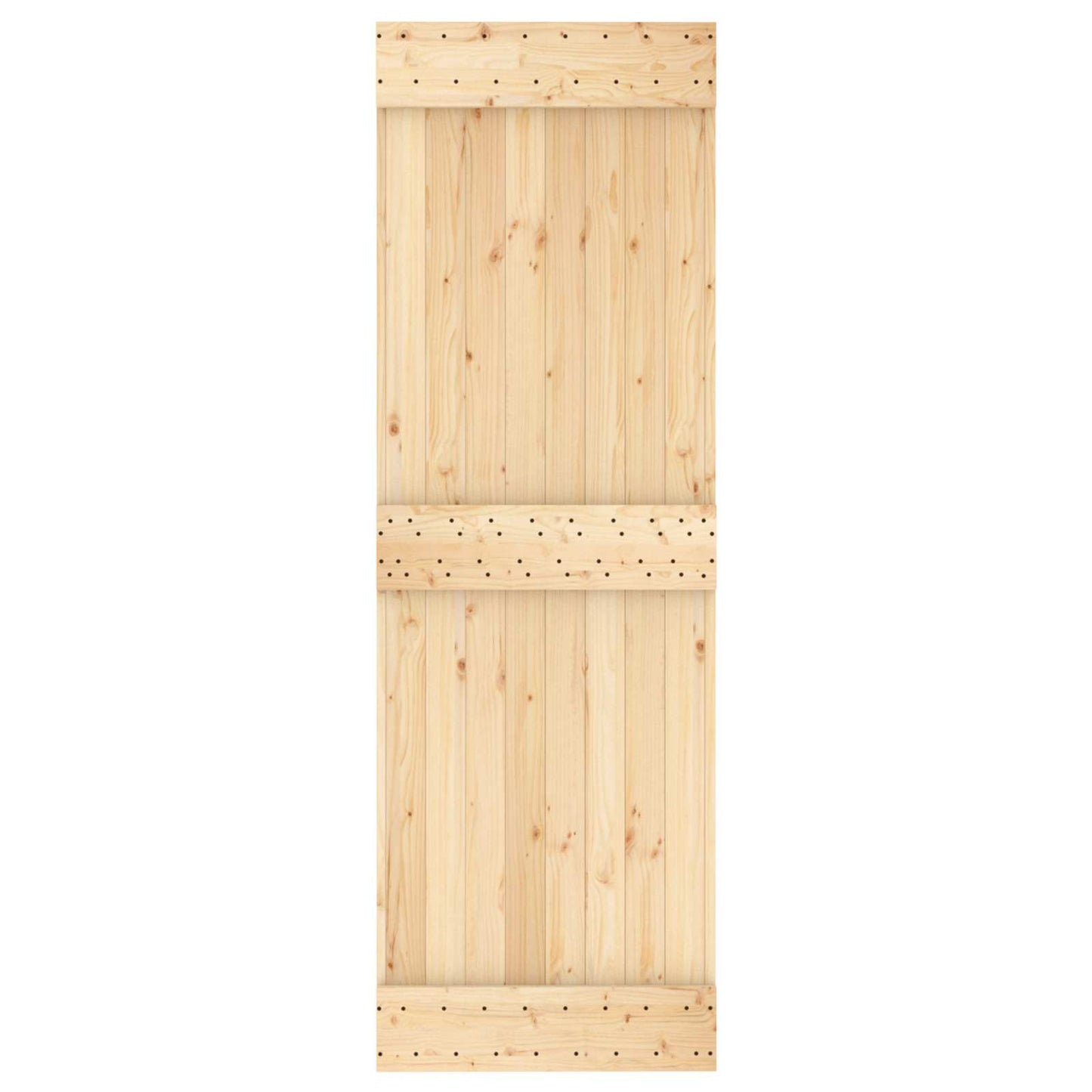 Sliding Door 70 x 210 cm Solid Pine Wood (Untreated)