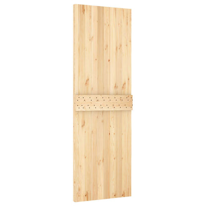 Sliding Door 70 x 210 cm Solid Pine Wood (Untreated)