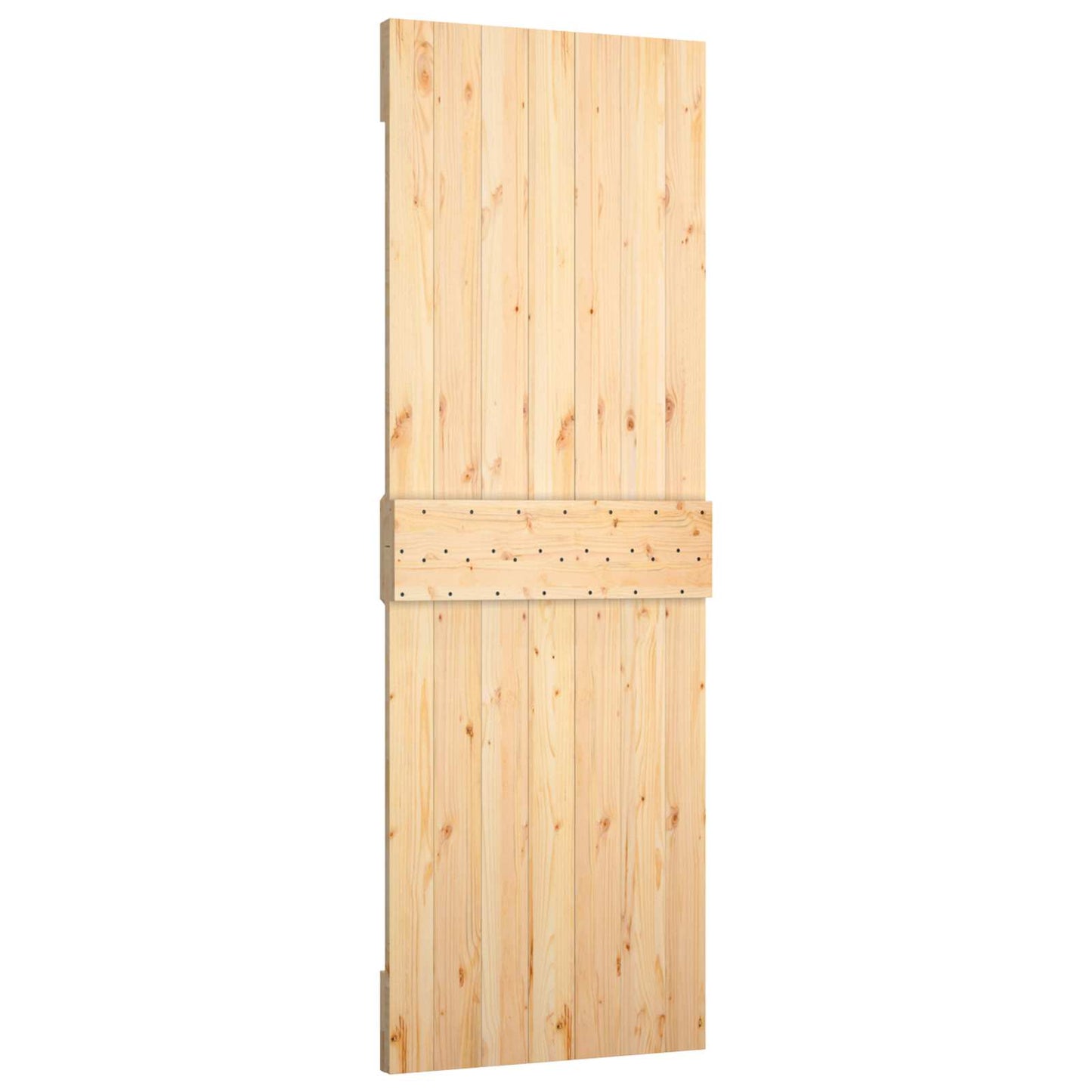 Sliding Door 70 x 210 cm Solid Pine Wood (Untreated)