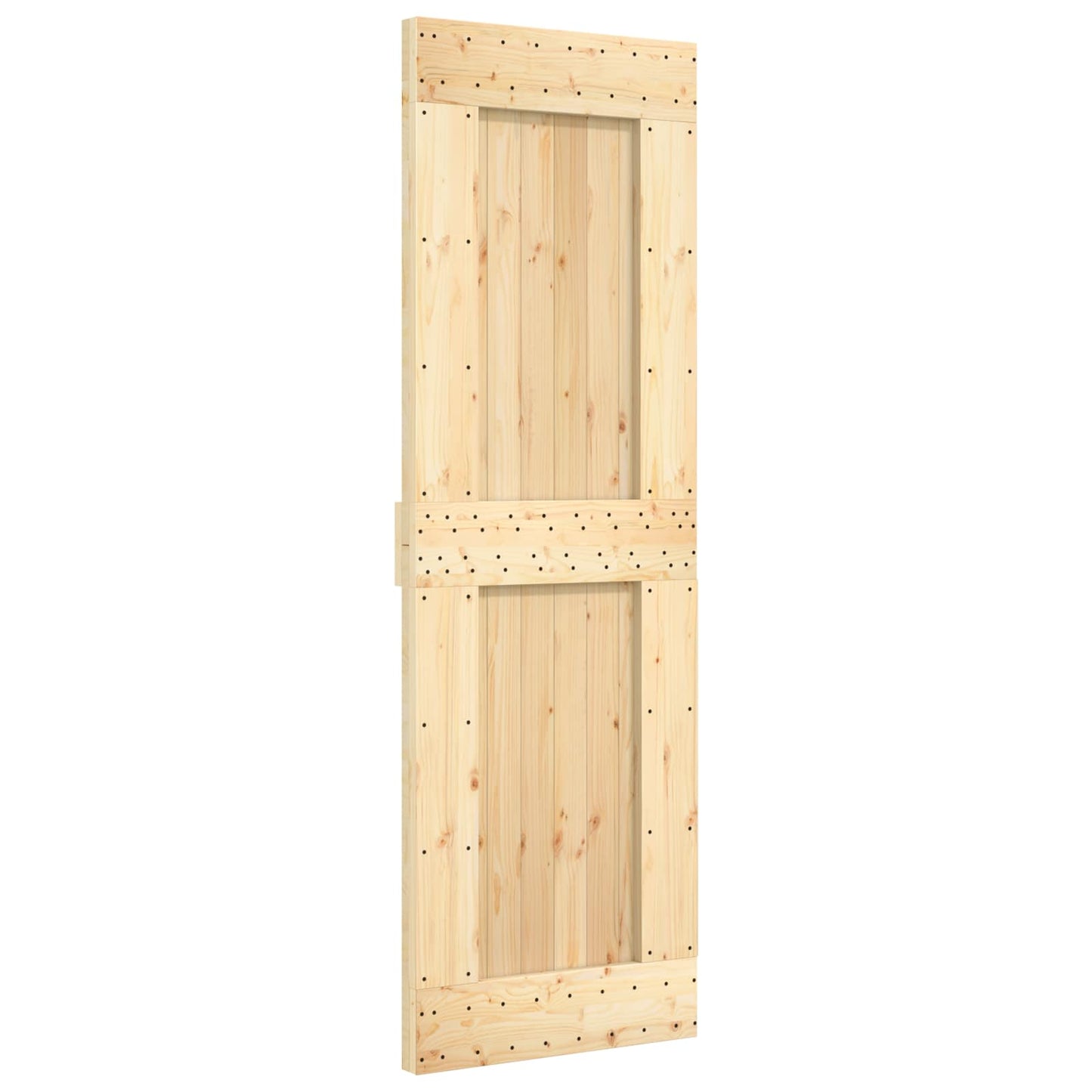 Sliding Door 70 x 210 cm Solid Pine Wood (Untreated)