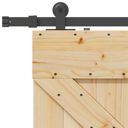 Sliding Door NARVIK Natural and Black