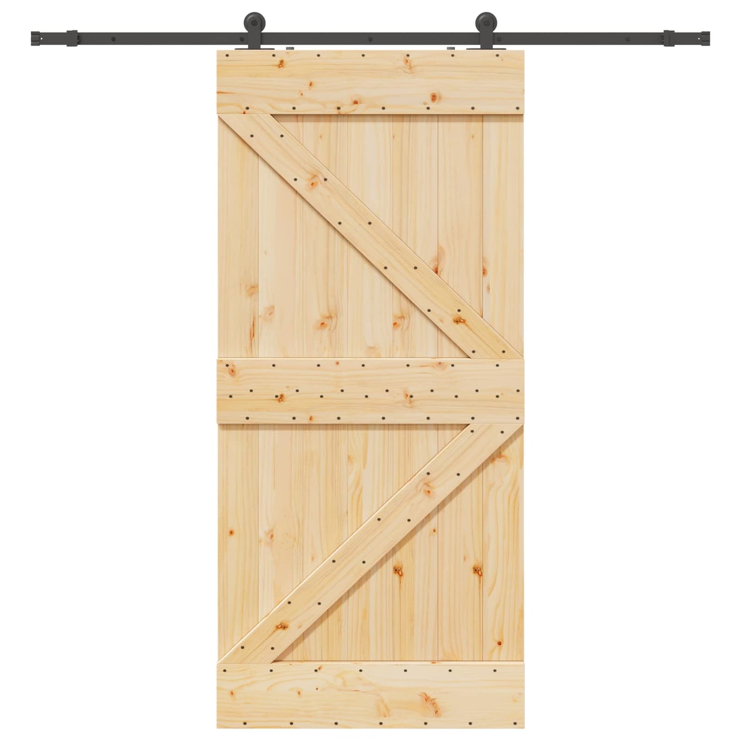 Sliding Door NARVIK Natural and Black