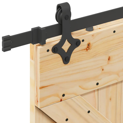 Sliding Door NARVIK Natural and Black