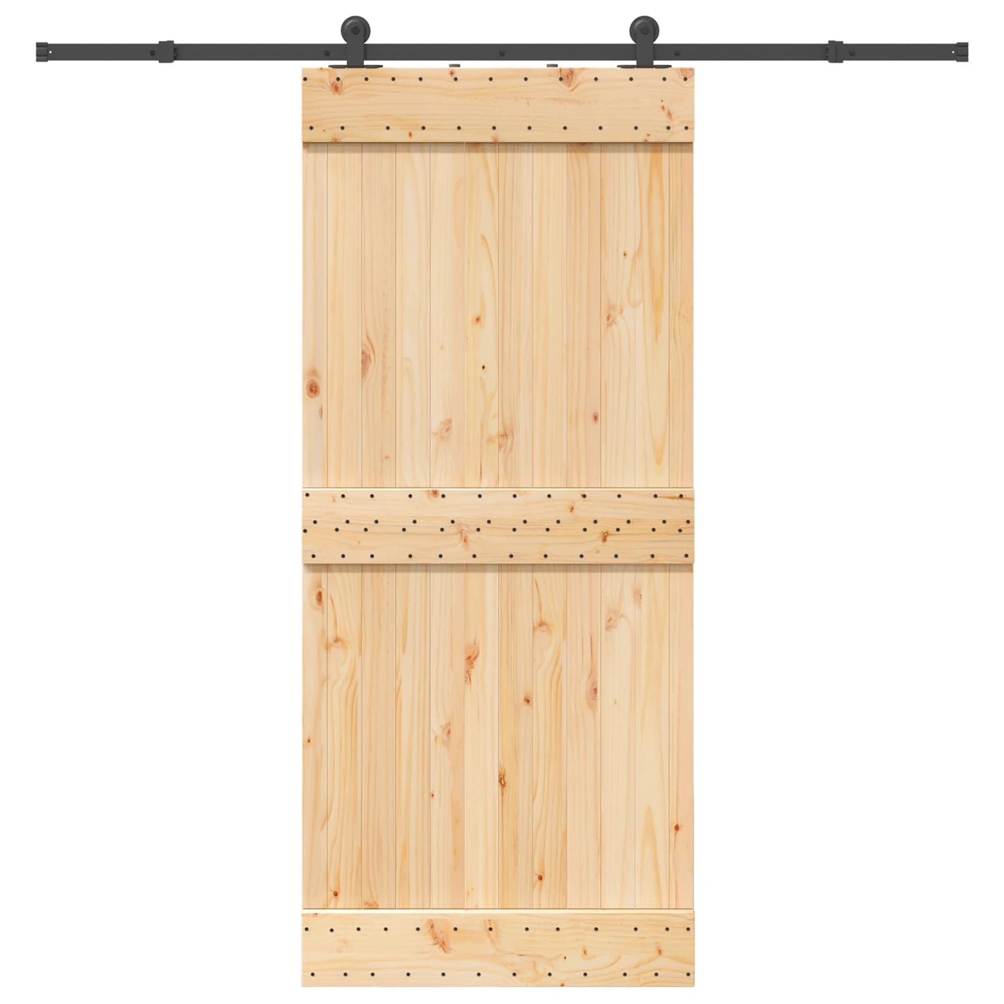 Sliding Door NARVIK Natural and Black