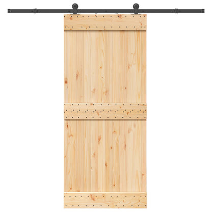 Sliding Door NARVIK Natural and Black