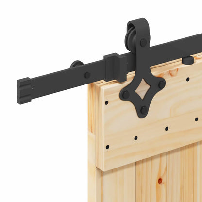 Sliding Door NARVIK Natural and Black