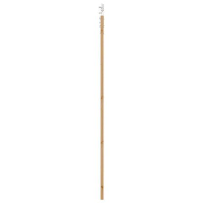 Sliding Door Natural and White 83 x 232 cm Solid Pine Wood