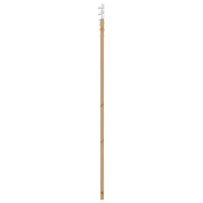 Sliding Door Natural and White 61 x 198.5 cm Solid Pine Wood