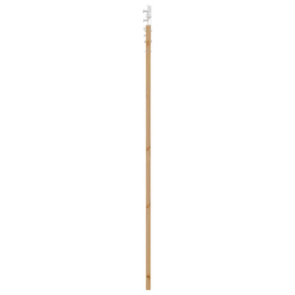 Sliding Door Natural and White 73.5 x 211 cm Solid Pine Wood