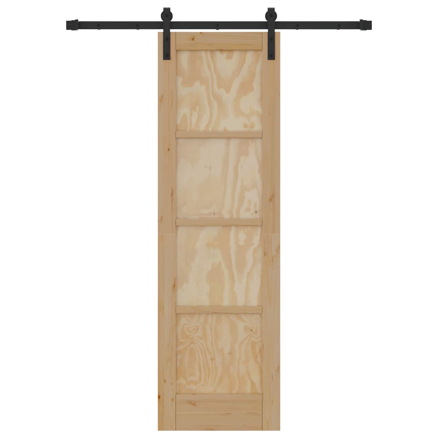 Sliding Door Natural 61 x 198.5 cm Solid Pine Wood